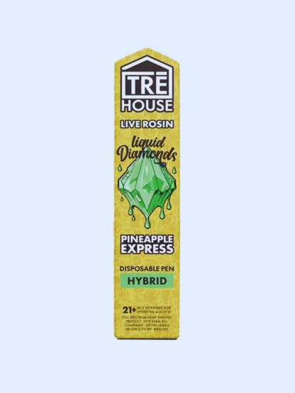 Pineapple Express Tre House Live Rosin Liquid Diamonds Vape